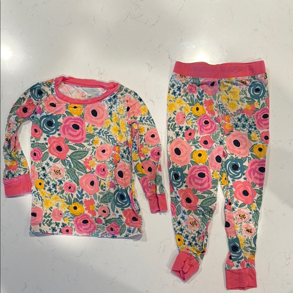 Little Sleepies Secret Garden pajamas (12-18M)